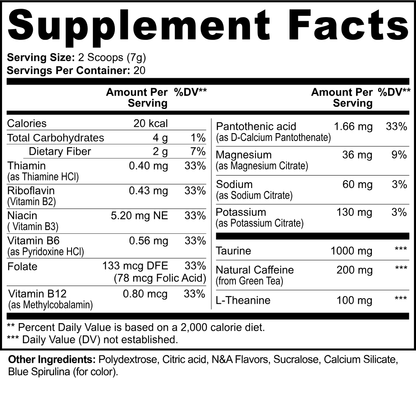 Energy Powder (Cotton Candy)